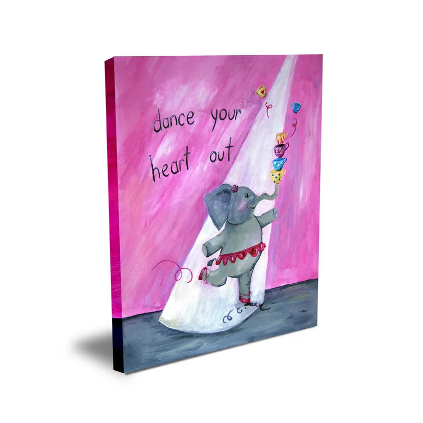 Dance your heart out - Nursery Quote Art